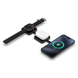 25W Qi2 Foldable 3-in-1 Wireless Charger