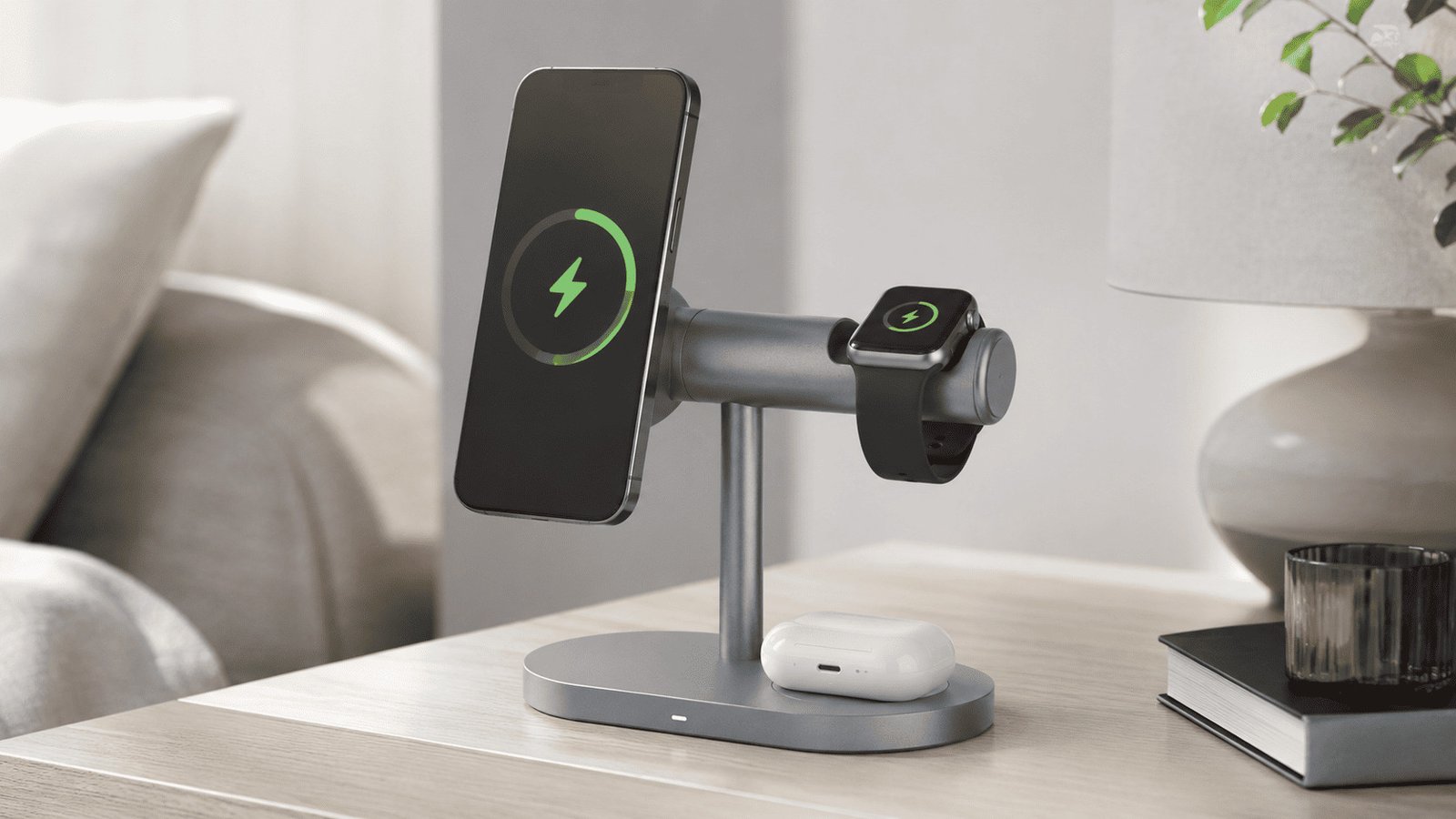 3 in 1 wireless charging station
