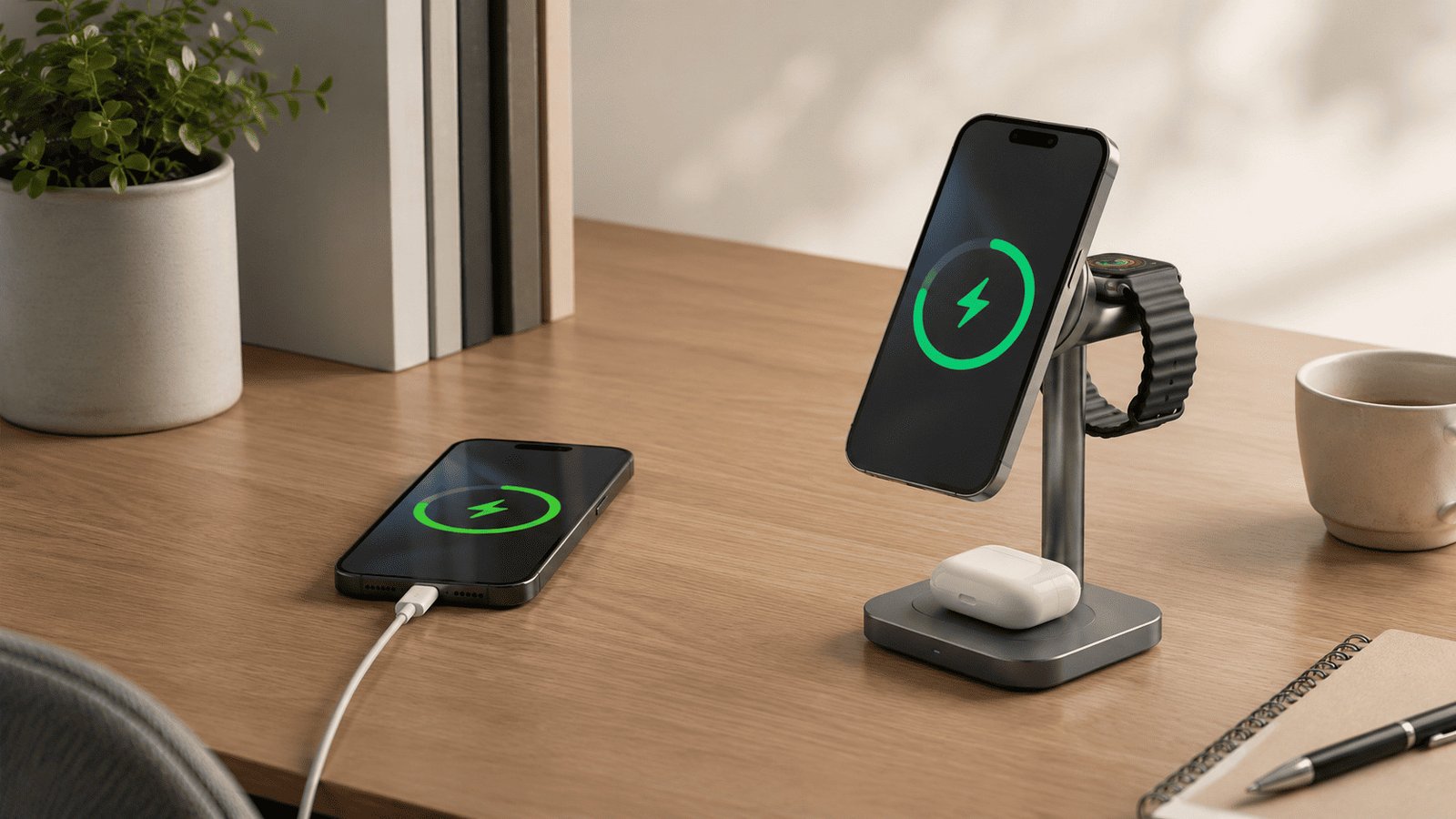 wired charger vs wireless charger