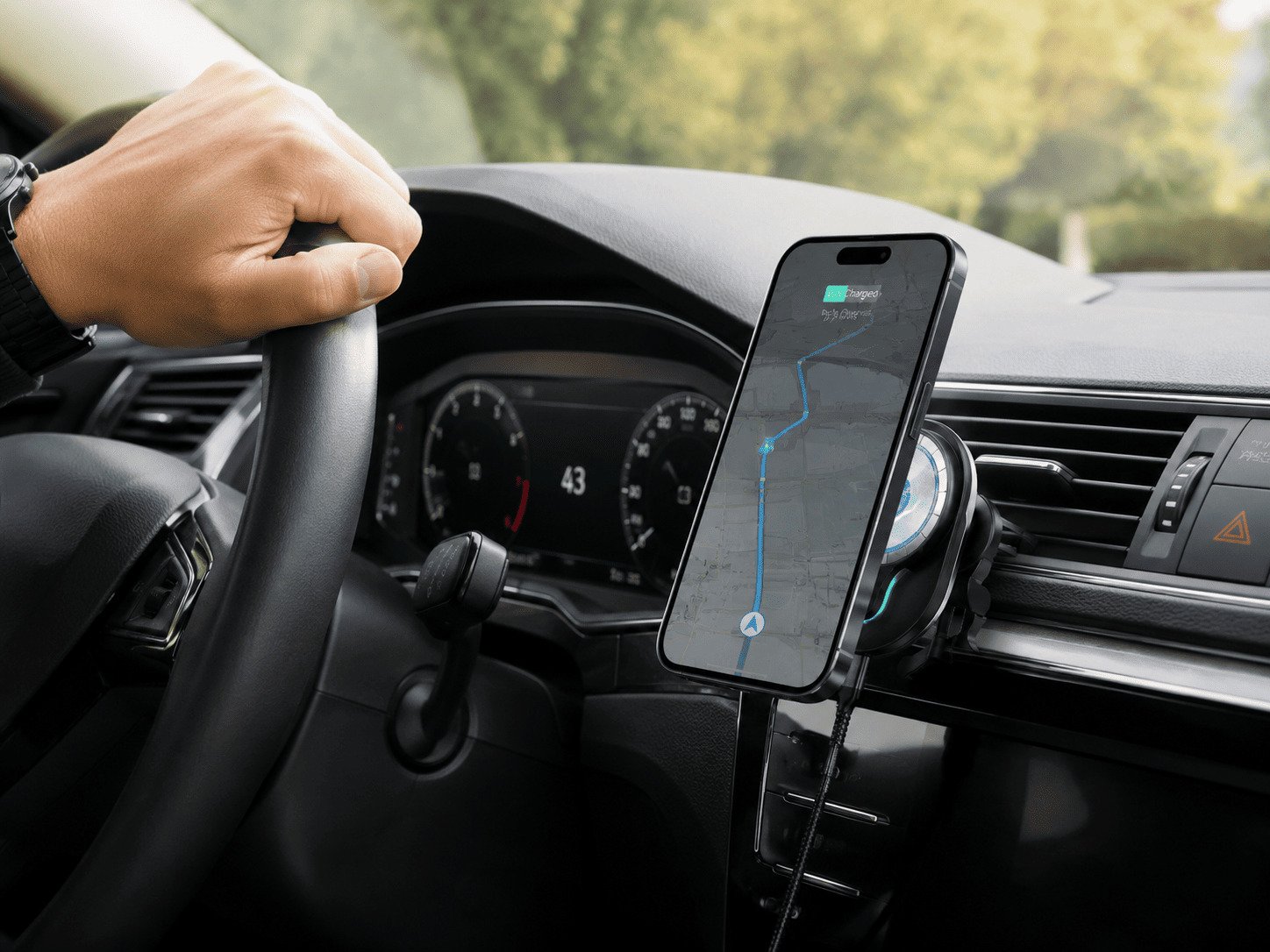 wireless car charger for fathers who drive