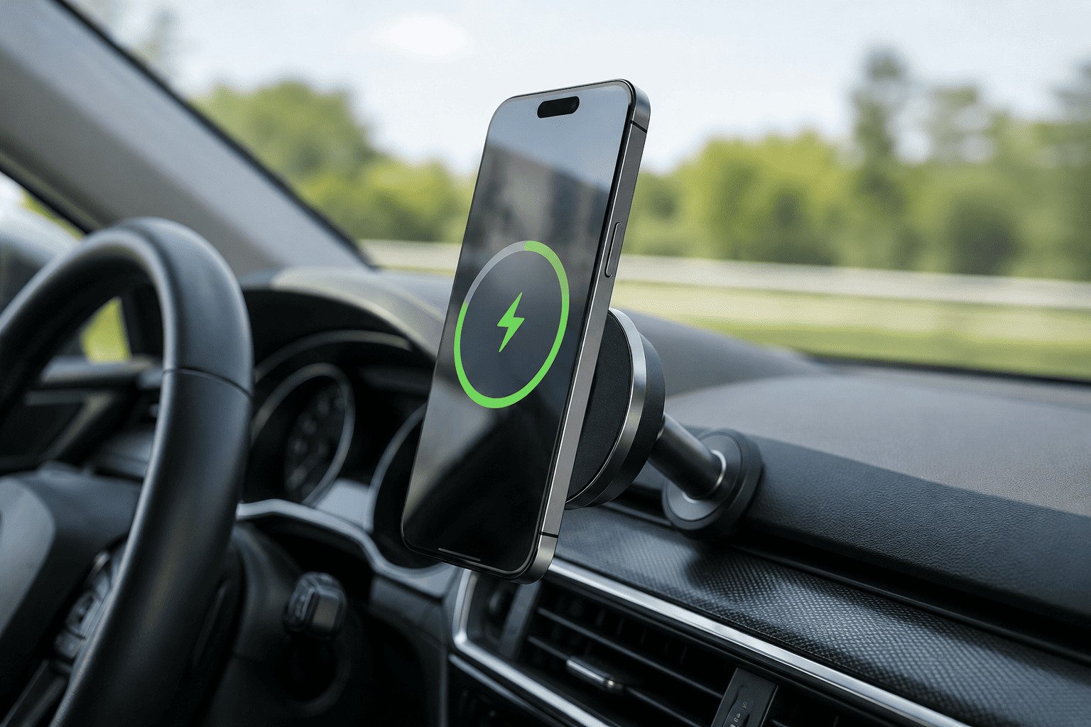 MagSafe compatible car charger alignment