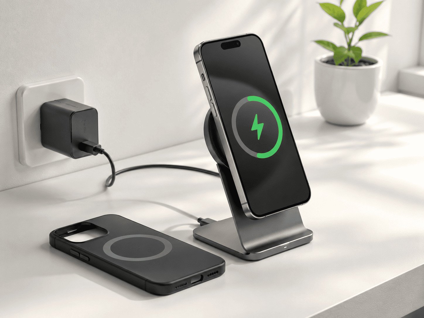 up to 25W wireless charging system for iPhone 17