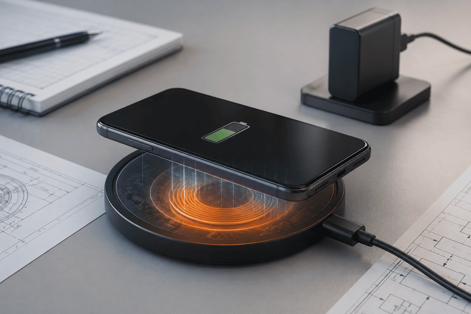 wireless charging heat efficiency