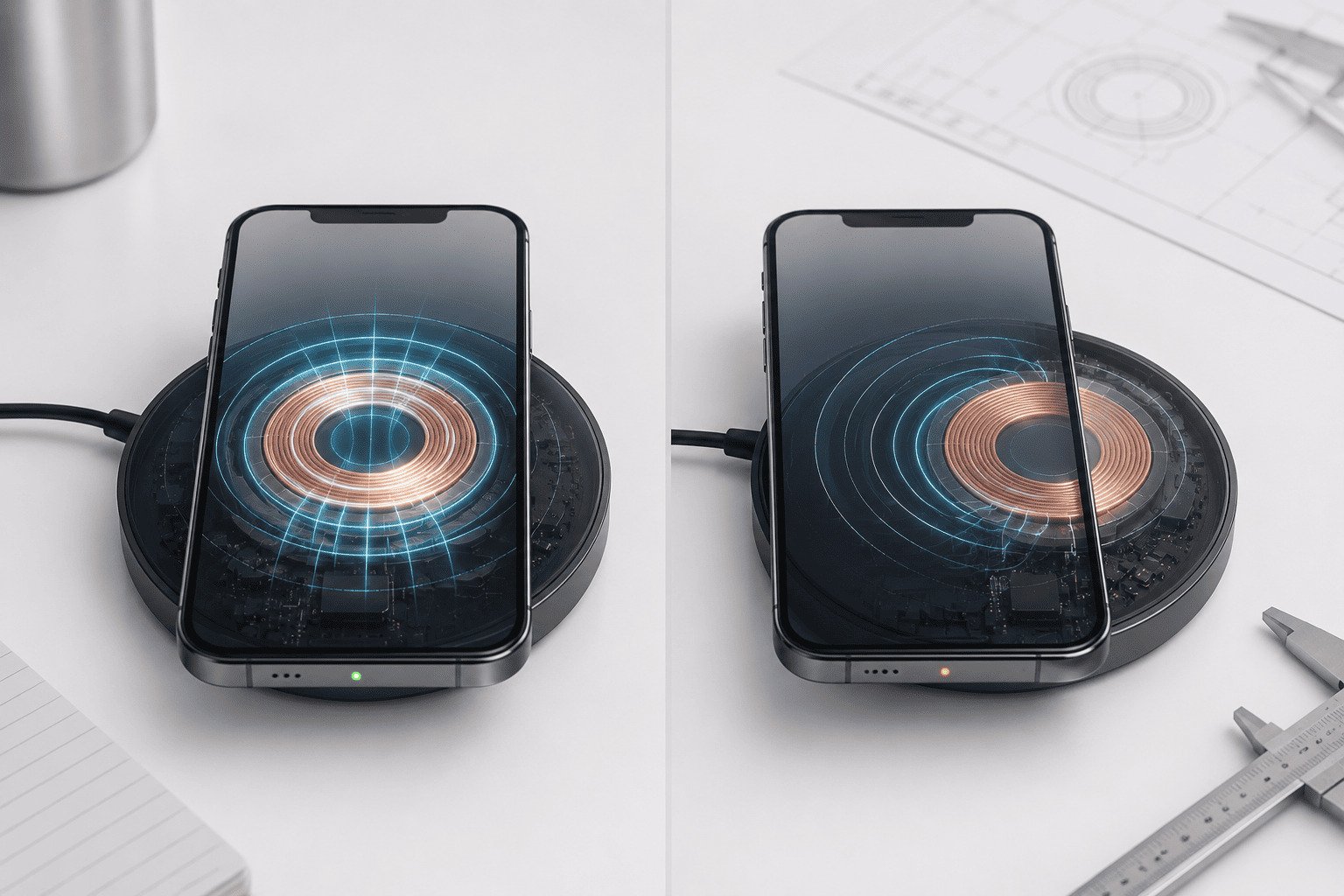 wireless charging coil alignment