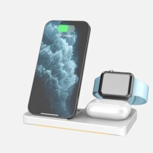 Foldable 15W 3-in-1 Wireless Charging Station