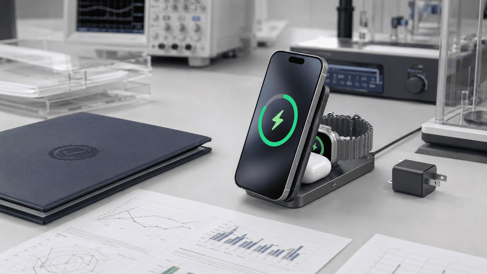 Qi2 25W certified wireless charging