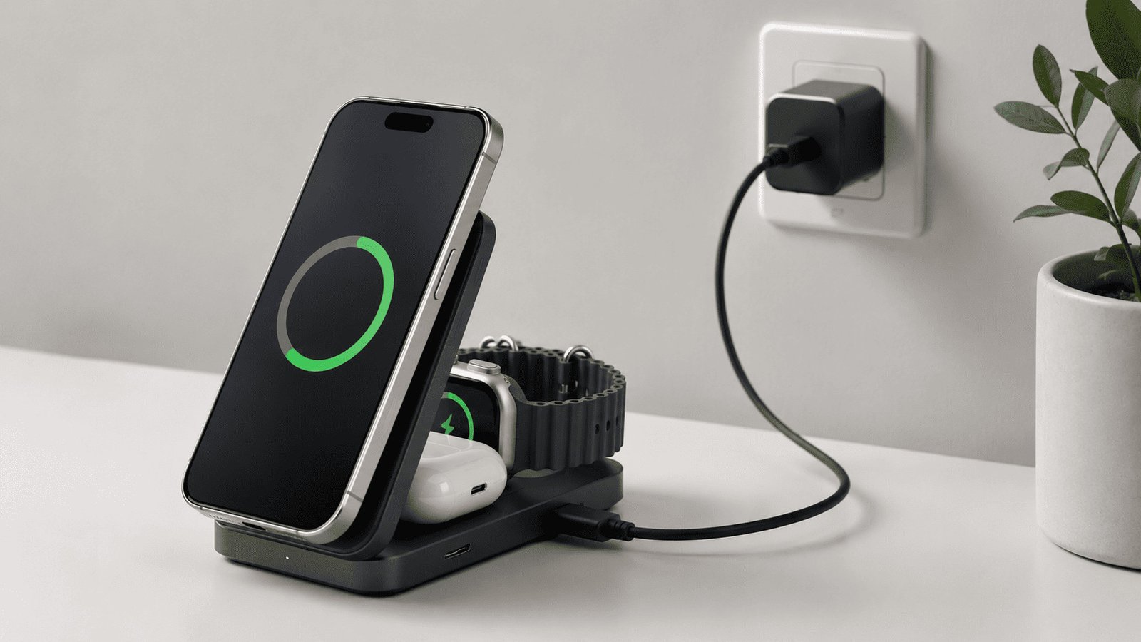 Qi2 25W charger adapter cable