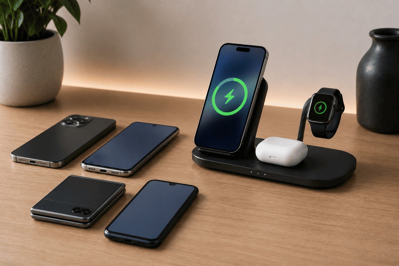 phones that support Qi wireless charging