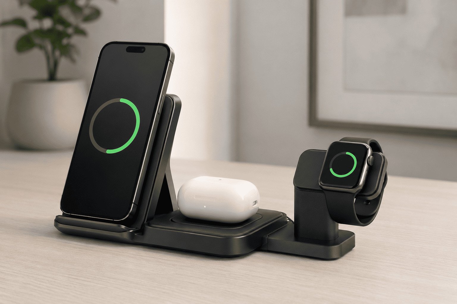 earbuds smartwatch wireless charging compatibility