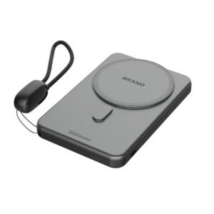 15W Qi2 5000mAh Semisolid Magnetic Wireless Power Bank