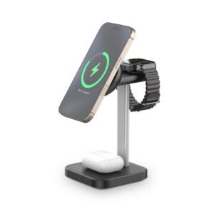 3-in-1 Wireless Charging Station (Qi2/15W)