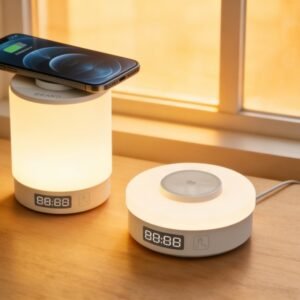 25W (Qi2.2) Wireless Charger with Round Lamp