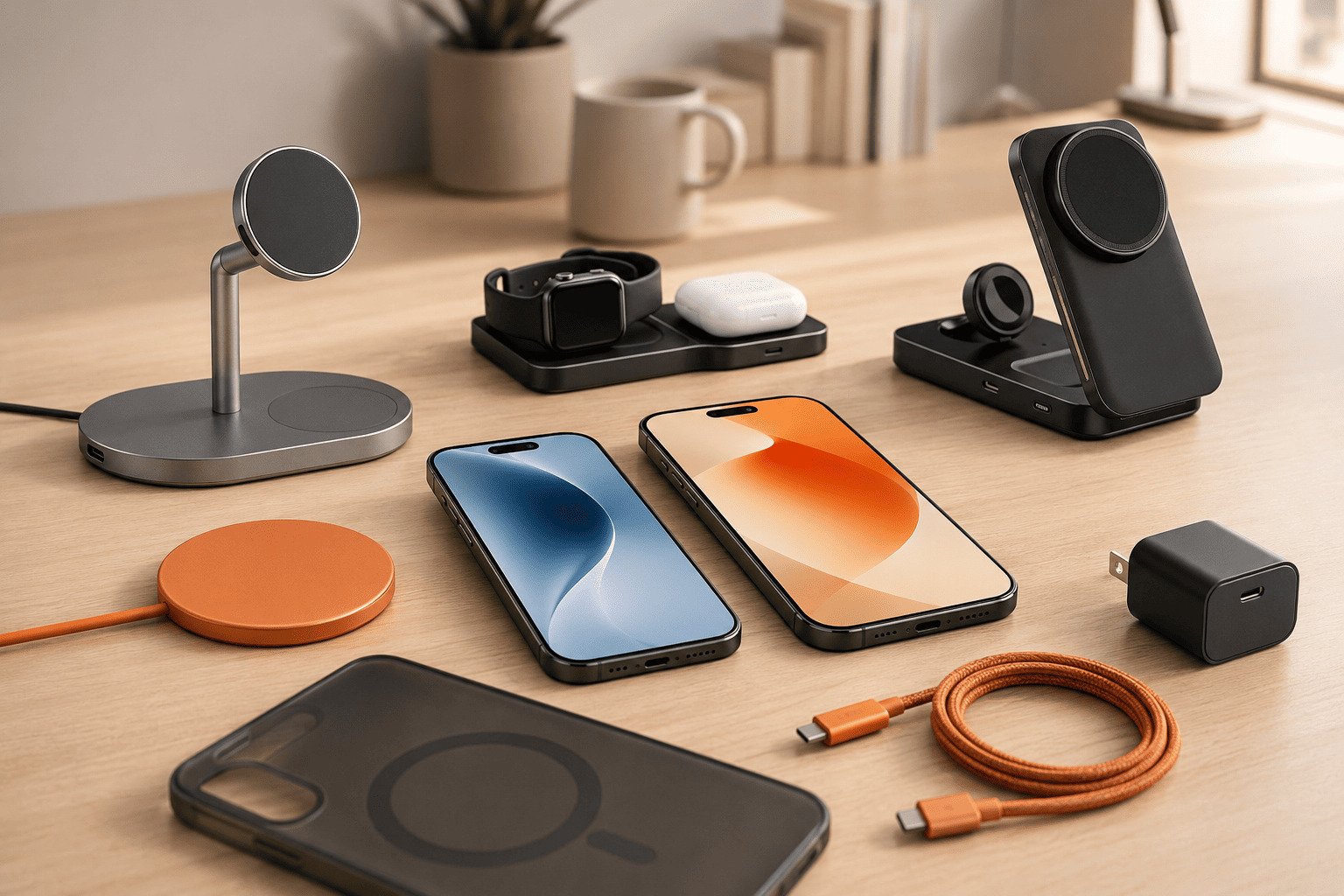 wireless charger for iPhone 16 and iPhone 16 Plus