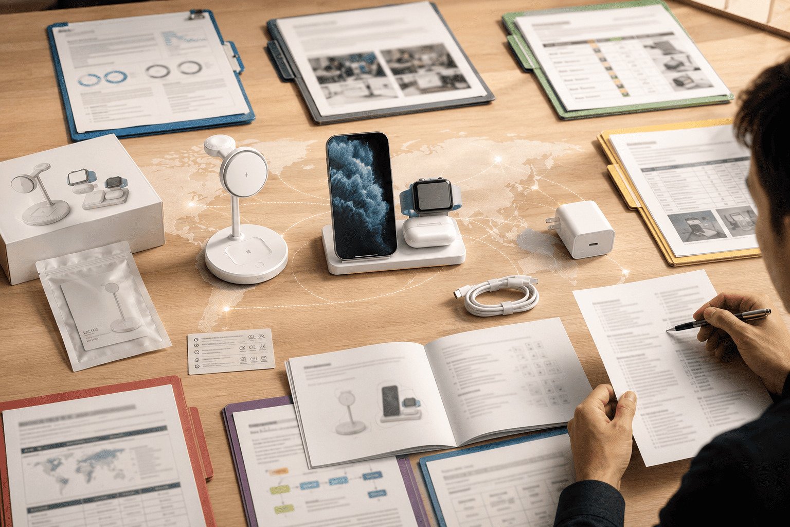 Chinese wireless charger supplier compliance documents for global markets