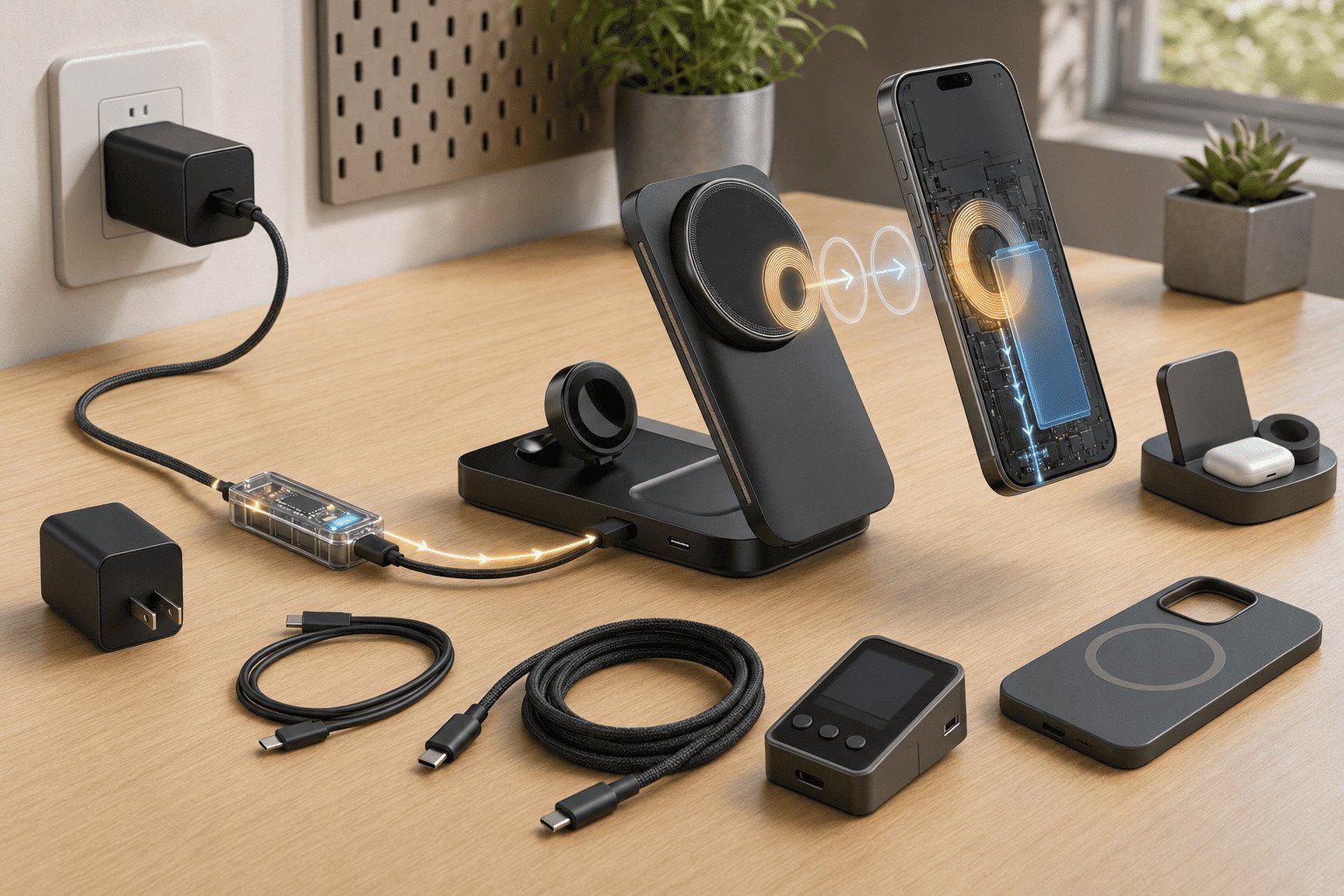 QC PD and PPS charging input requirements for Qi2 wireless charger